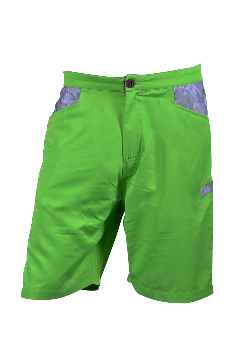 Men's Florecent Green Swimming Shorts